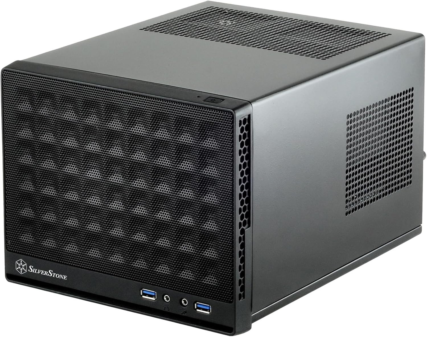 Technology Ultra Compact Mini-Itx Computer Case with Mesh Front Panel Black (SST