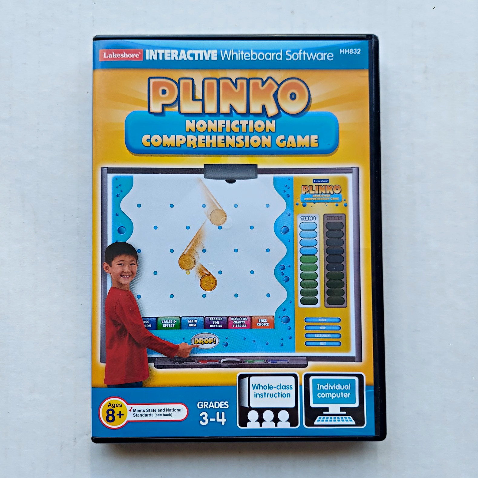 Lakeshore Plinko Nonfiction Comprehension Game Gr 3-4 CD Win/Mac 1 Device