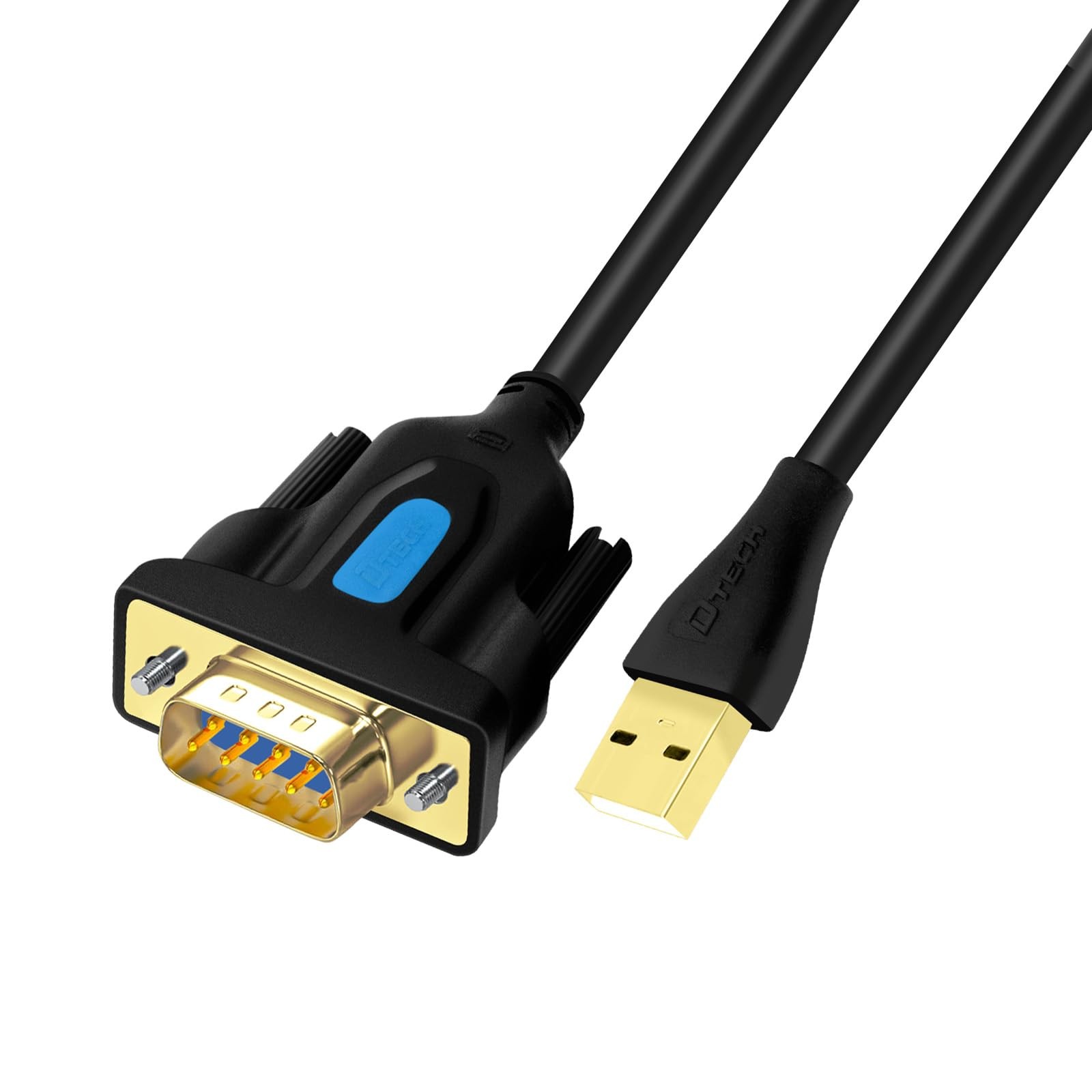 USB to Serial Adapter DB9 RS232 Cable Prolific Chip PL2303 DB-9 Male Cord 6ft...