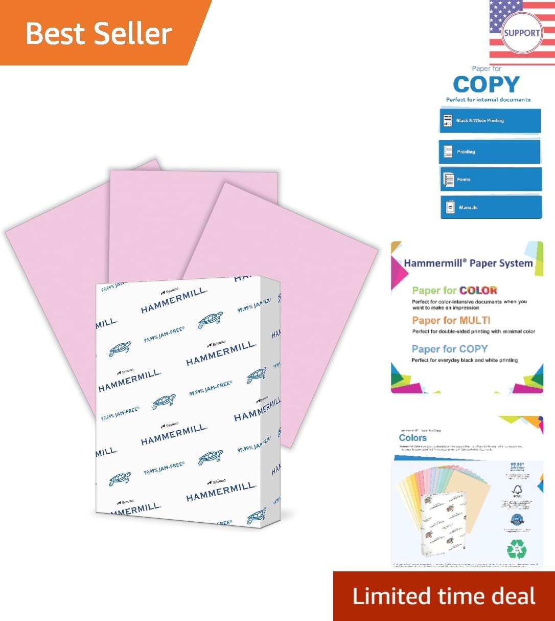 500 Sheets of 20 lb Lilac Colored Paper, 8.5 x 11 - Perfect for All Office Needs