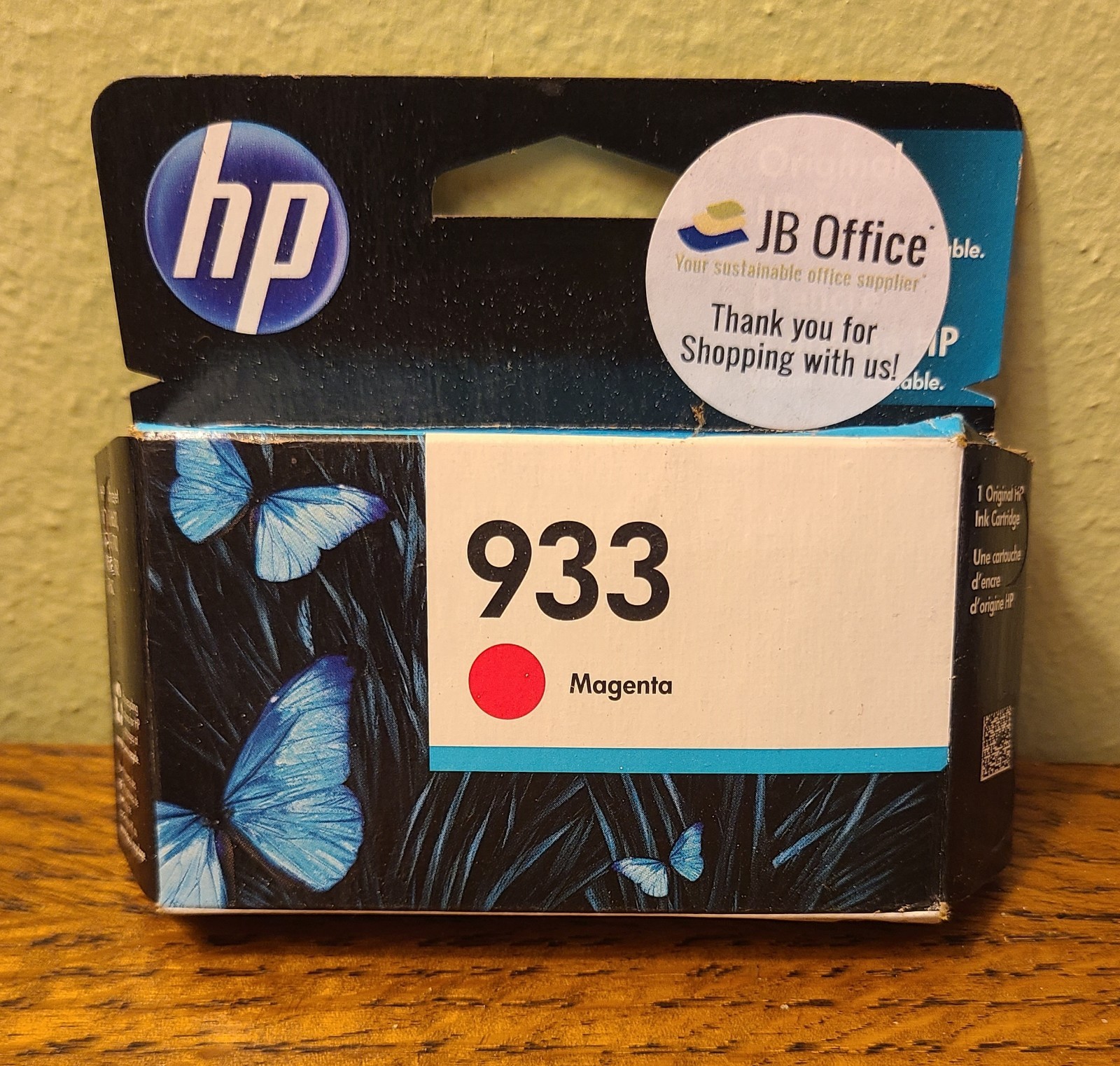 Genuine HP 933 Magenta Ink Cartridge OEM Factory Sealed