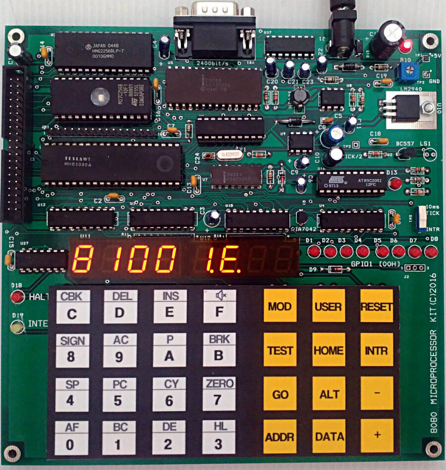 Intel 8080 Microprocessor Kit