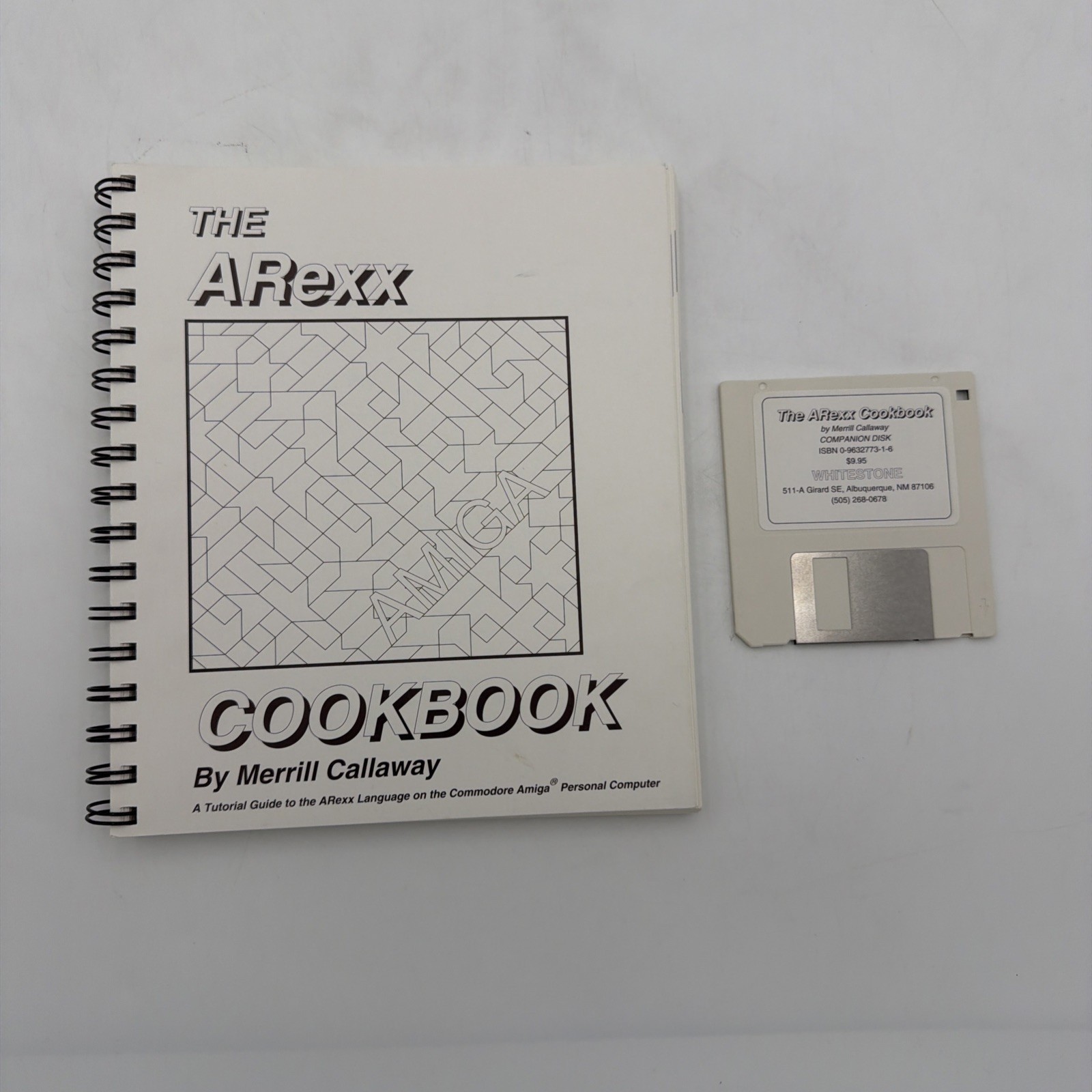The ARexx Cookbook Merrill Callaway Amiga Book + Companion Disk Tested