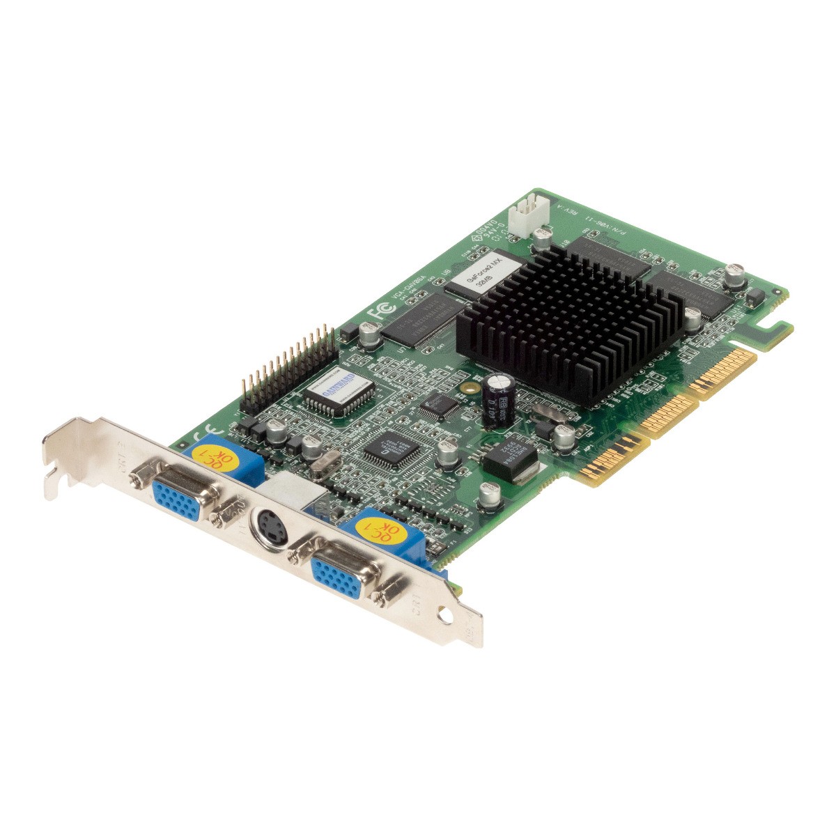 Graphics Card Gainward NVIDIA GeForce2 MX 32MB VGA-GWV06A V06-11 AGP
