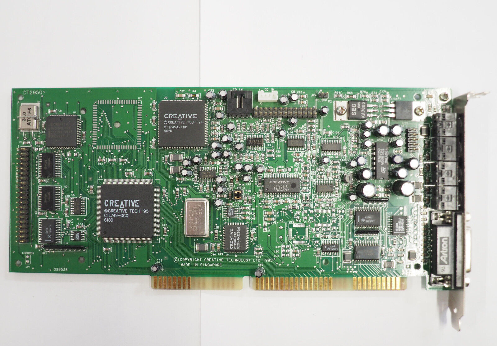 Creative Labs SoundBlaster 16 Pro PnP CT2950 SB16PROP49 16-bit ISA Sound Card