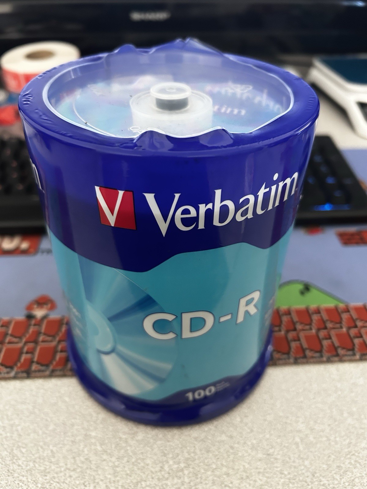Verbatim 94554 700MB 52x CD-R Disc - Pack of 100