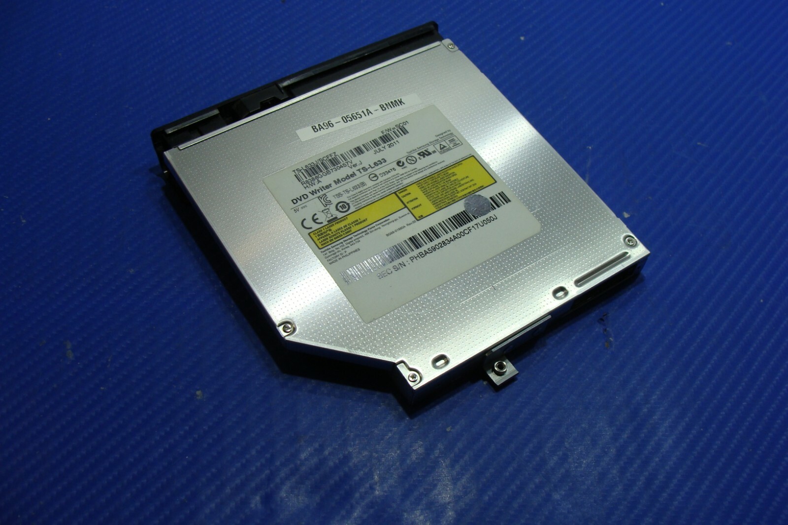 Samsung NP-RV510-A05US 15.6" Genuine Laptop DVD Burner Drive TS-L633