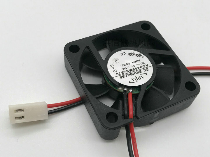 1 PCS ADDA Fan AD0405MS-G70 DC5V 0.11A 4010 4cm 2 Pin