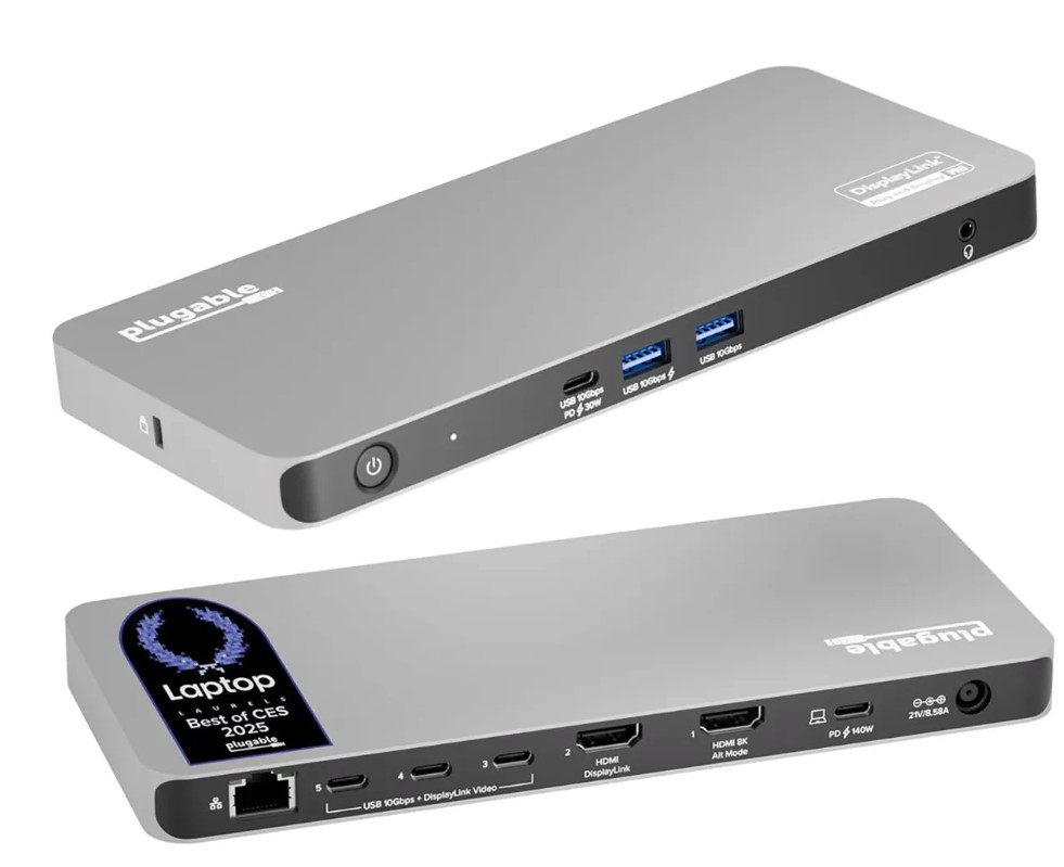 Plugable Technologies UD-7400PD PLUGABLE USB-C 5-DISPLAY DOCK DOCK WITH HDMI 2.1