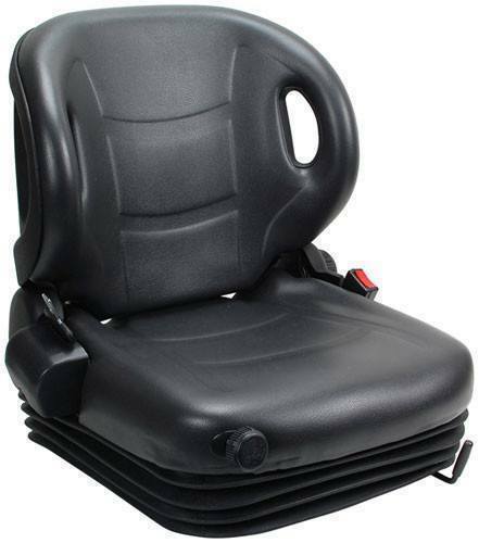 SEAT TOYOTA FORKLIFT FULL SUSPENSION  VINYL wit SEAT BELT SAFETY SWITCH 7 SERIES