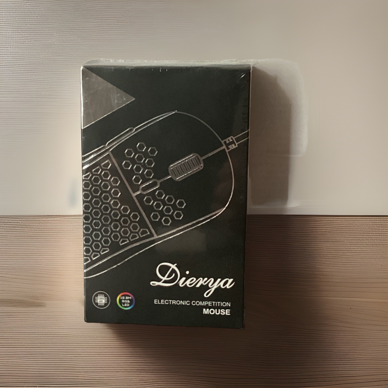 DIERYA x TMKB M1 SE Black Wired Gaming Computer Mouse PC Competition RGB LED NEW