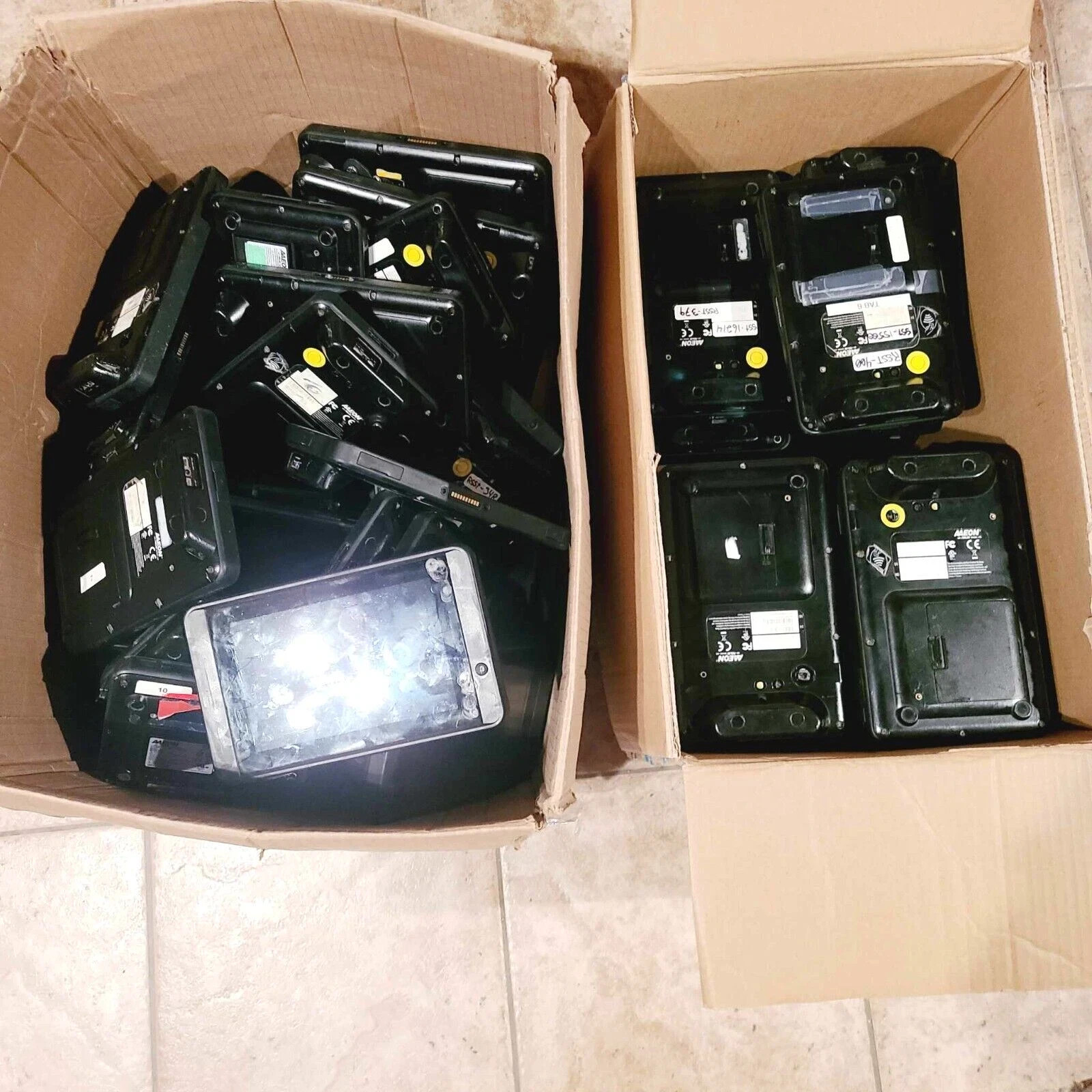 ⚡100% UNTESTED⚡HUGE LOT 70x AAEON RTC-700B 7" INDUSTRIAL 64GB RUGGED TABLETS ^