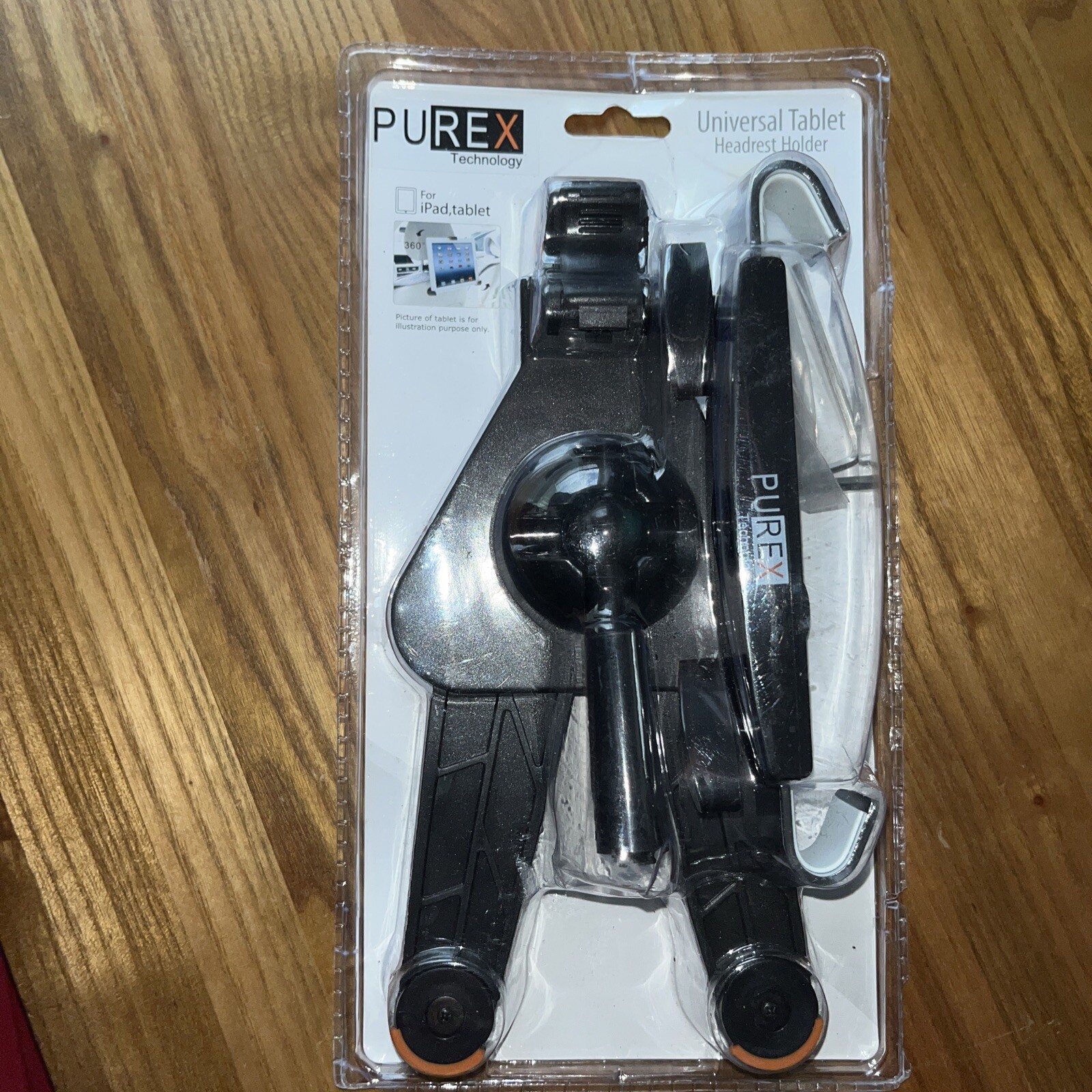Car Headrest Mount/Holder For Tablets – Purex Technology Brand – Model # PXP-12