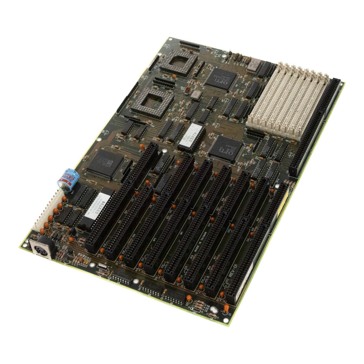 Motherboard ARTEK COMPUTER SYSTEMS OPTI-25 SOCKET PGA132 SIMM ISA Baby-AT