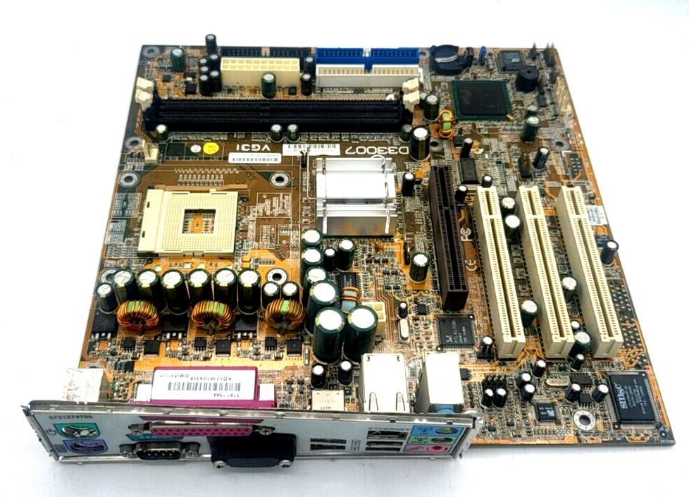 eMACHINES FIC 53-80534-13 VG31-L Socket 478 Motherboard KVG2921125 + I/O PLATE
