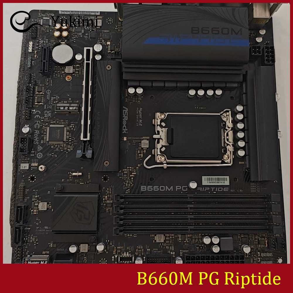 FOR ASROCK B660M PG Riptide DDR4*4 LGA1700 128GB Micro ATX Ｍotherboard Test OK