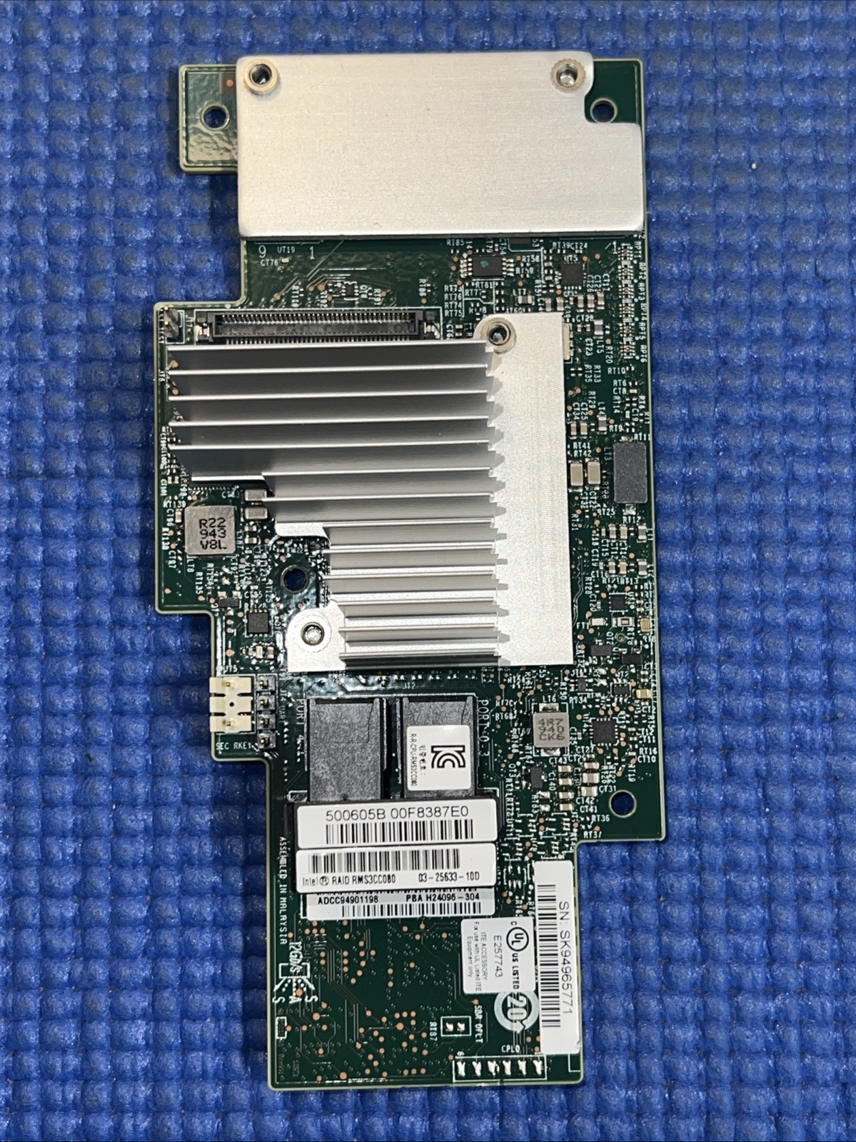 Intel RMS3CC080 8 Port 12Gb/s Integrated RAID Module with RAID PBA H29096-304