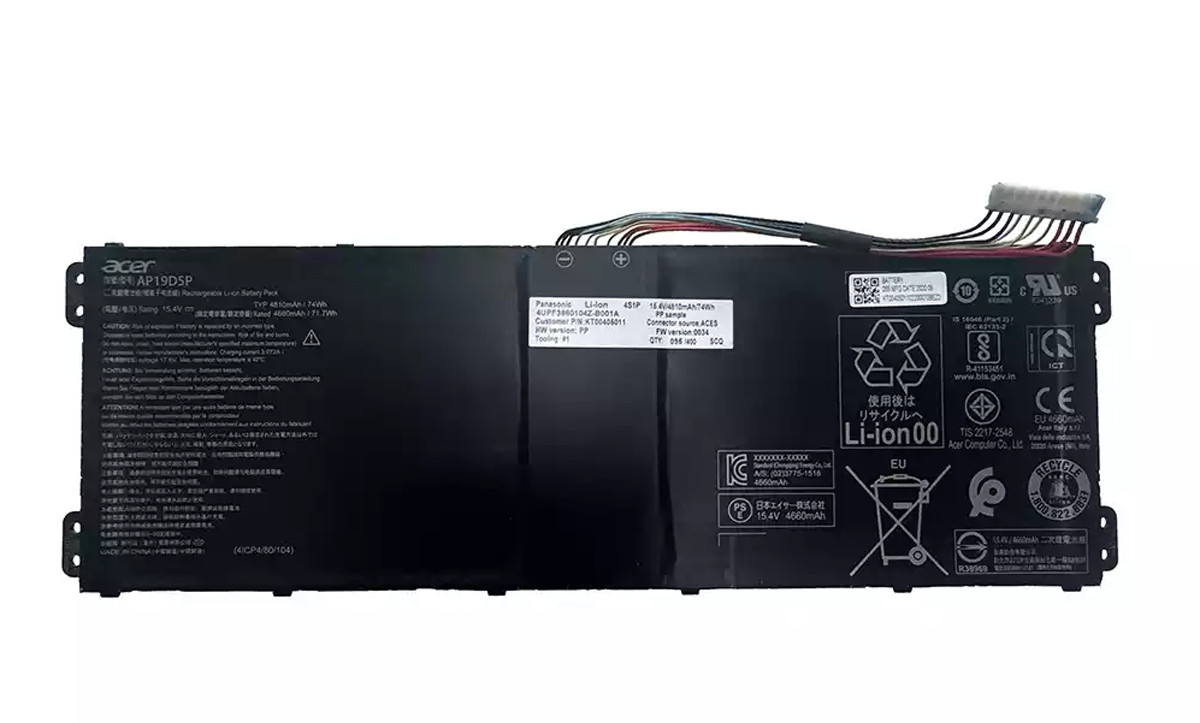 Genuine Battery AP19D5P For Acer ConceptD 3 CN315-72G Ezel CC315-72G CC314-72G