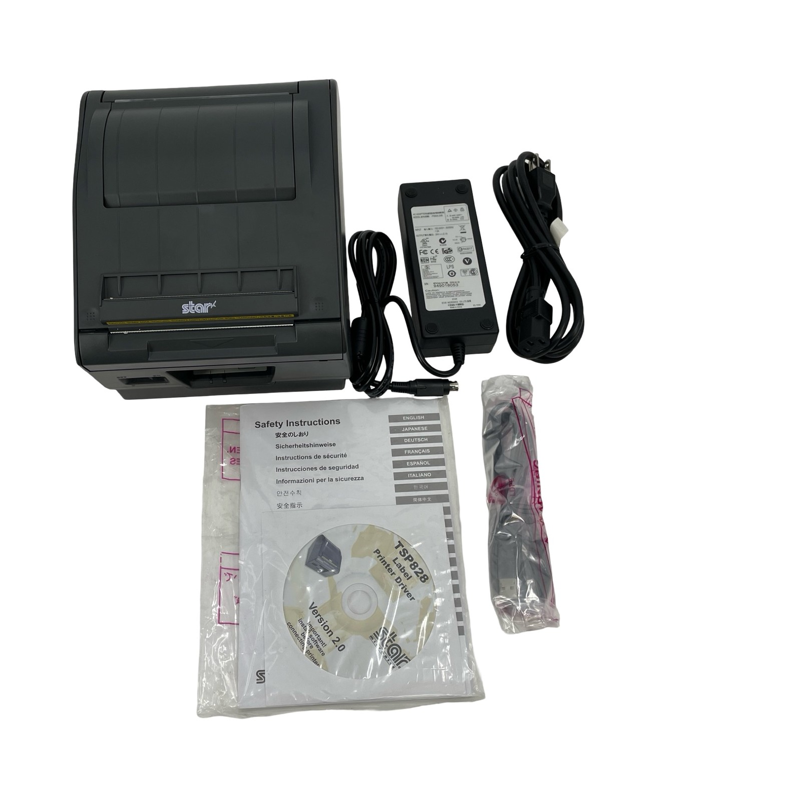 Star Micronics TSP800L Thermal Label Printer USB/Serial 203 dpi #U3265 (TC)