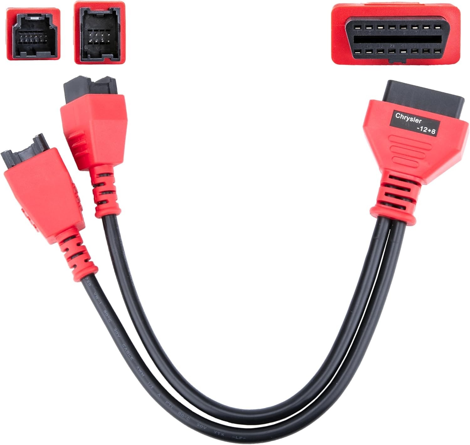 12+8 Pin Connector to OBD2 Adapter, Secutiry Gateway Bypass Cable, 12+8 Cable fo