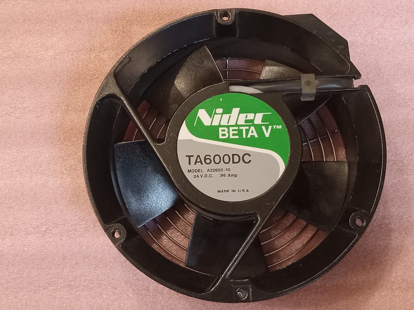 NIDEC BETA V FAN FOR DEC VAX6000 RACKMOUNT BA60-BC A32600-10 24VDC
