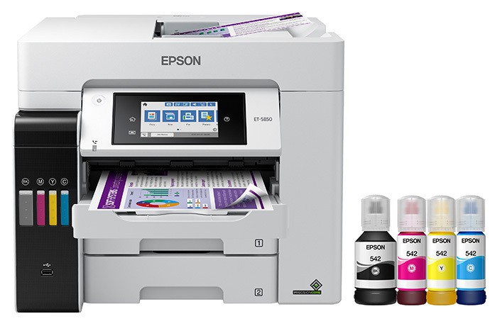 Epson EcoTank Pro ET-5850 All-in-One Printer - Certified Refurbished