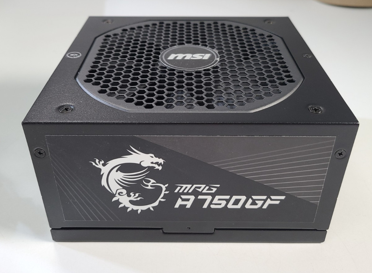 MSI MPG Series (A750GF) 750 Watt, 80+ Gold Modular Power Supply*WHITE BOX