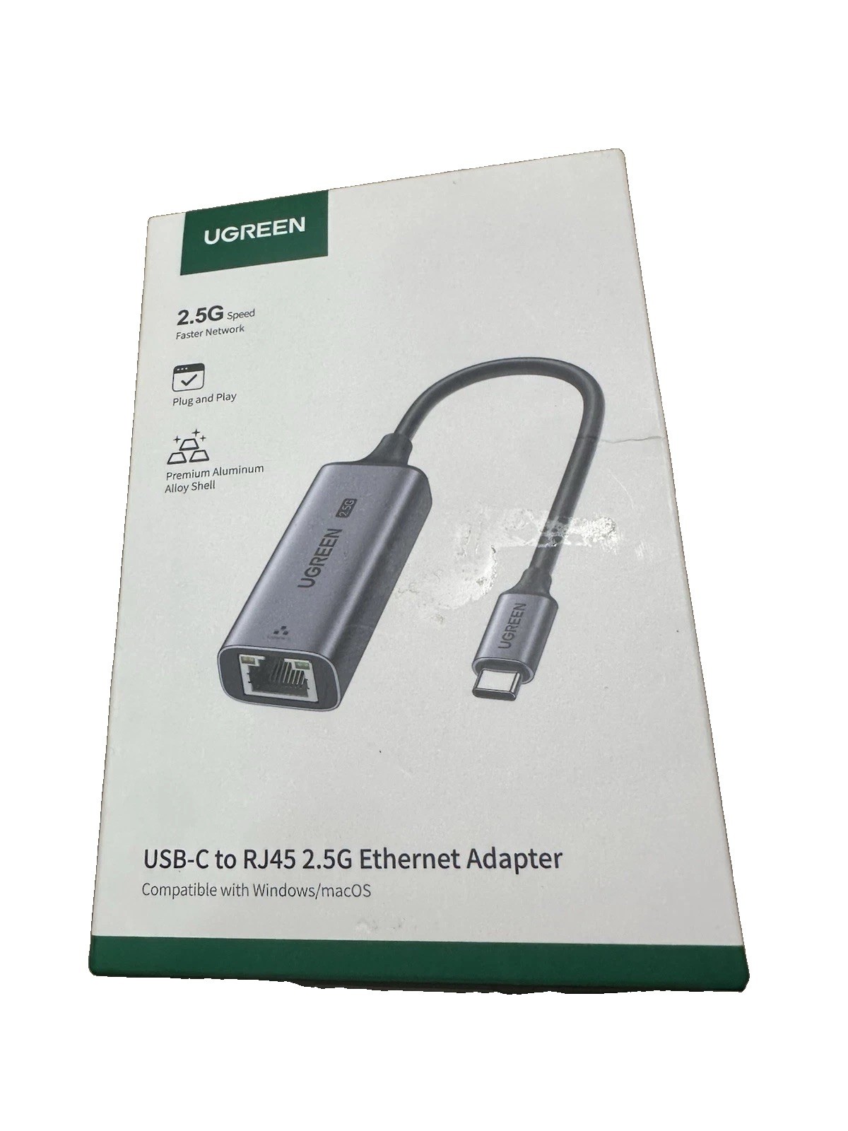 UGREEN USB-A to RJ45 2.5G Ethernet Adapter 