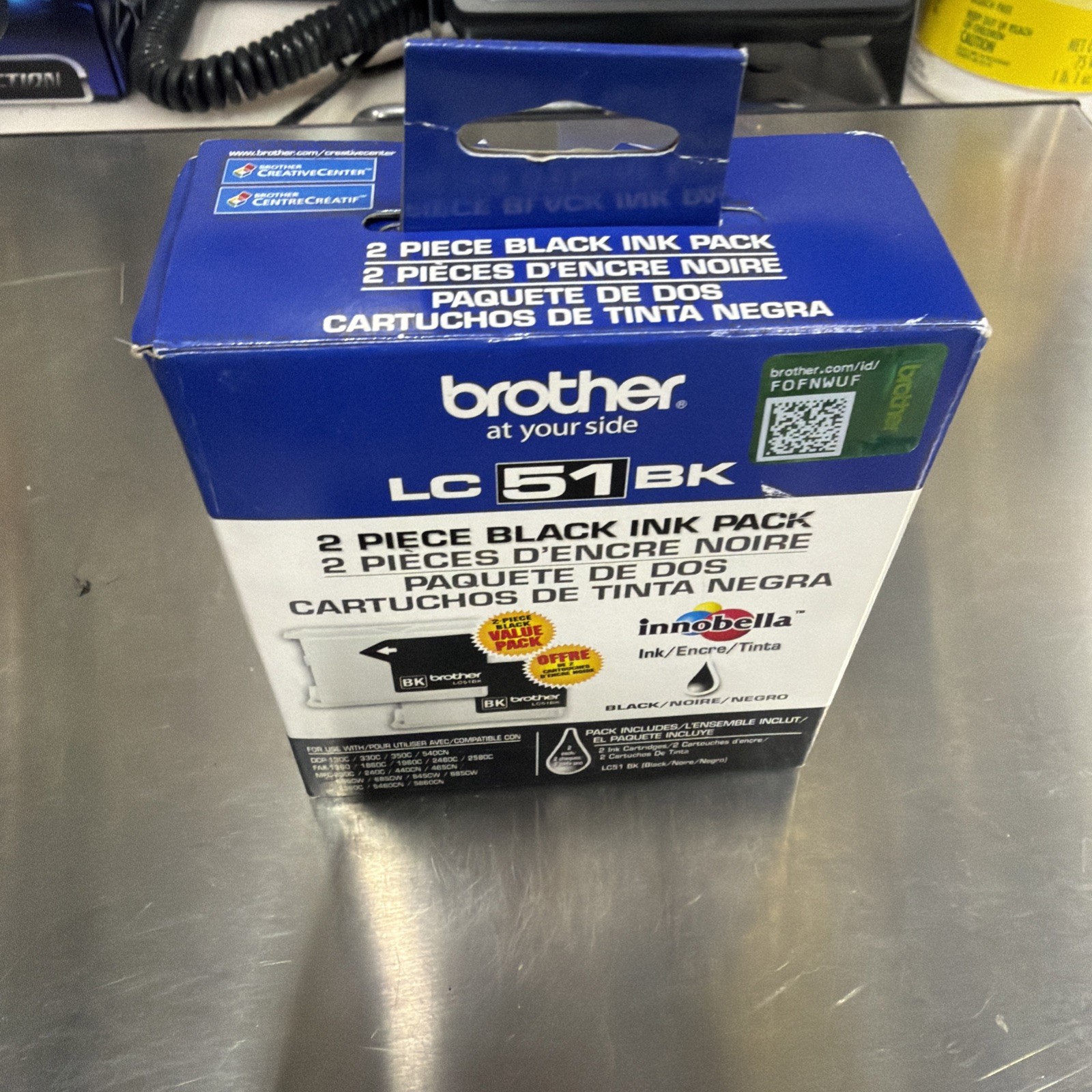 Brother 2 Piece LC51BK Innobella Black Ink Cartridge