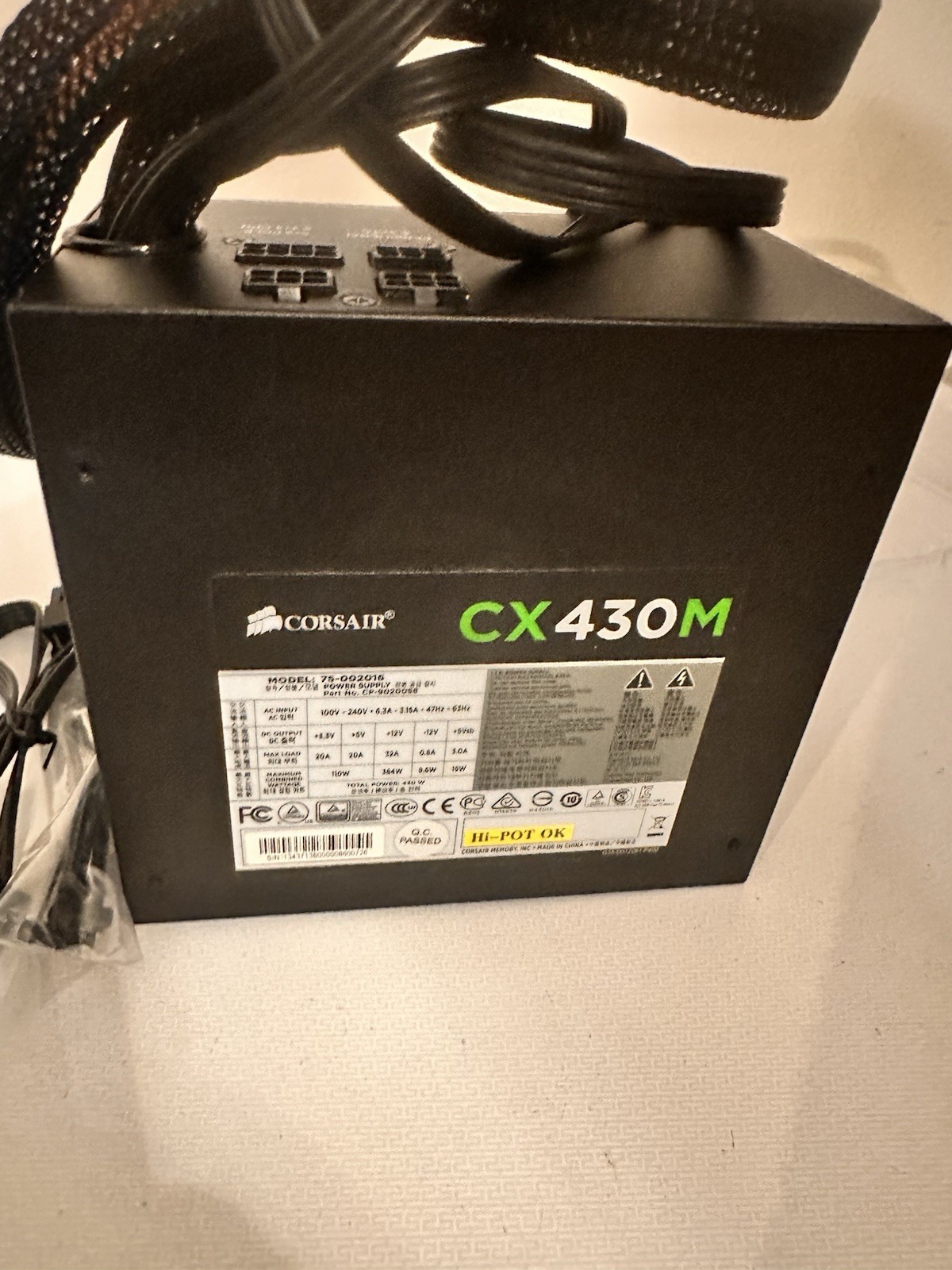 Corsair CX430 Power Supply