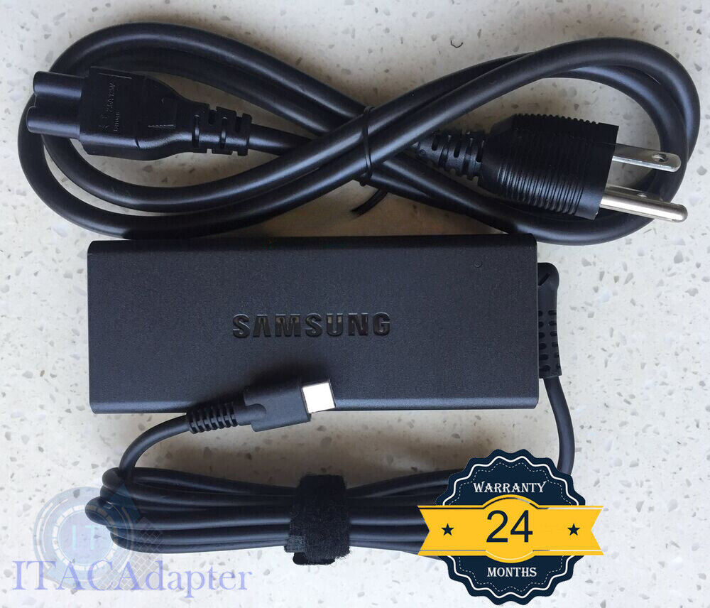 New Original Samsung 65W USB-C Cord/Charger Galaxy Book2 Pro np934xed-kb2 Laptop