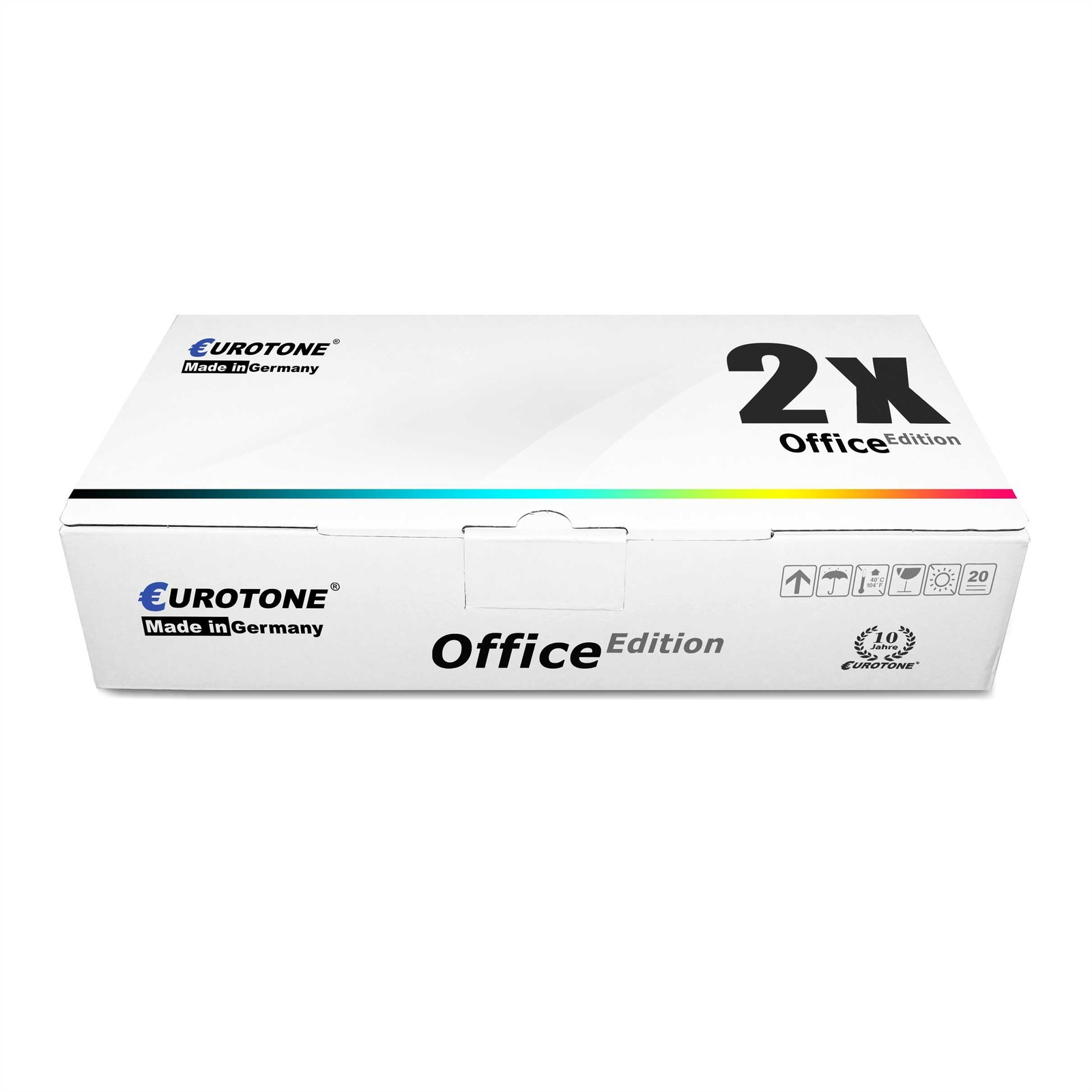 2x Europcart Cartridge for Dell 593-10006 / R0895 Black with approx. 6,000 pages