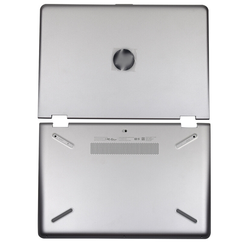New for HP Pavilion 14-BA X360 14in Silver LCD Back Cover+Bottom Case 924269-001