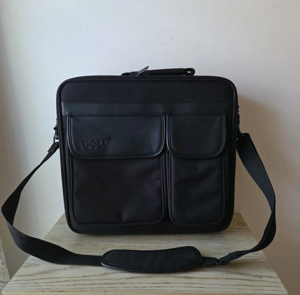 Dell Deluxe Laptop Computer Carrying Case Shoulder Messenger Tote Bag Travel
