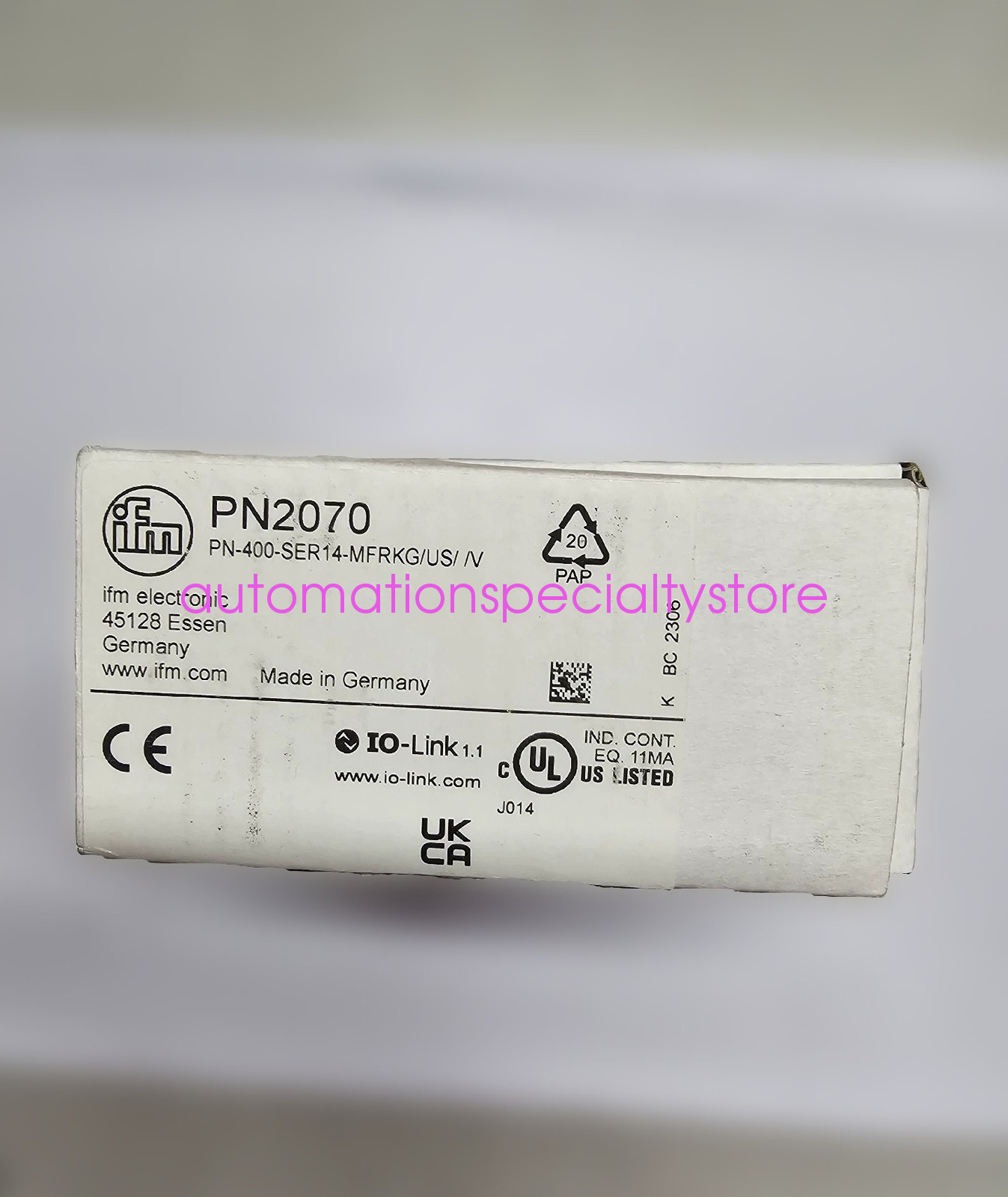 1PC Brand New IFM Pressure Sensor PN2070 Via DHL or Fedex