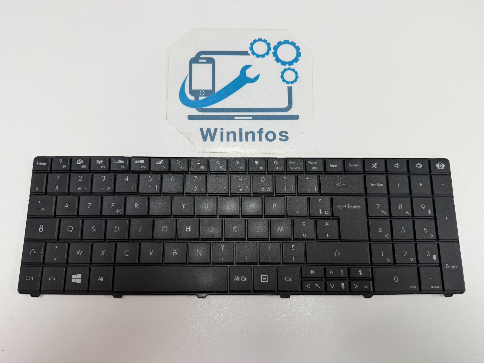 Packard Bell ENTE69KB NSK-AUT0F Genuine French AZERTY Keyboard Black (MS2384)