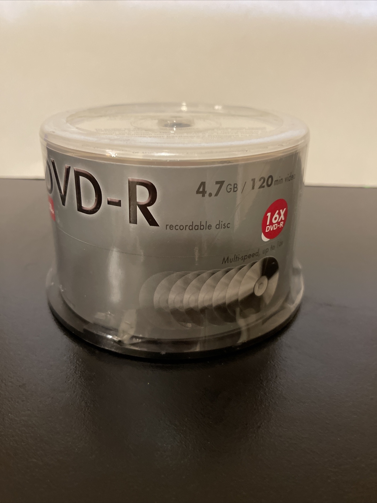 Nexxtech 16X DVD-R 50 Pack Recorable 4.7GB 120 min Video