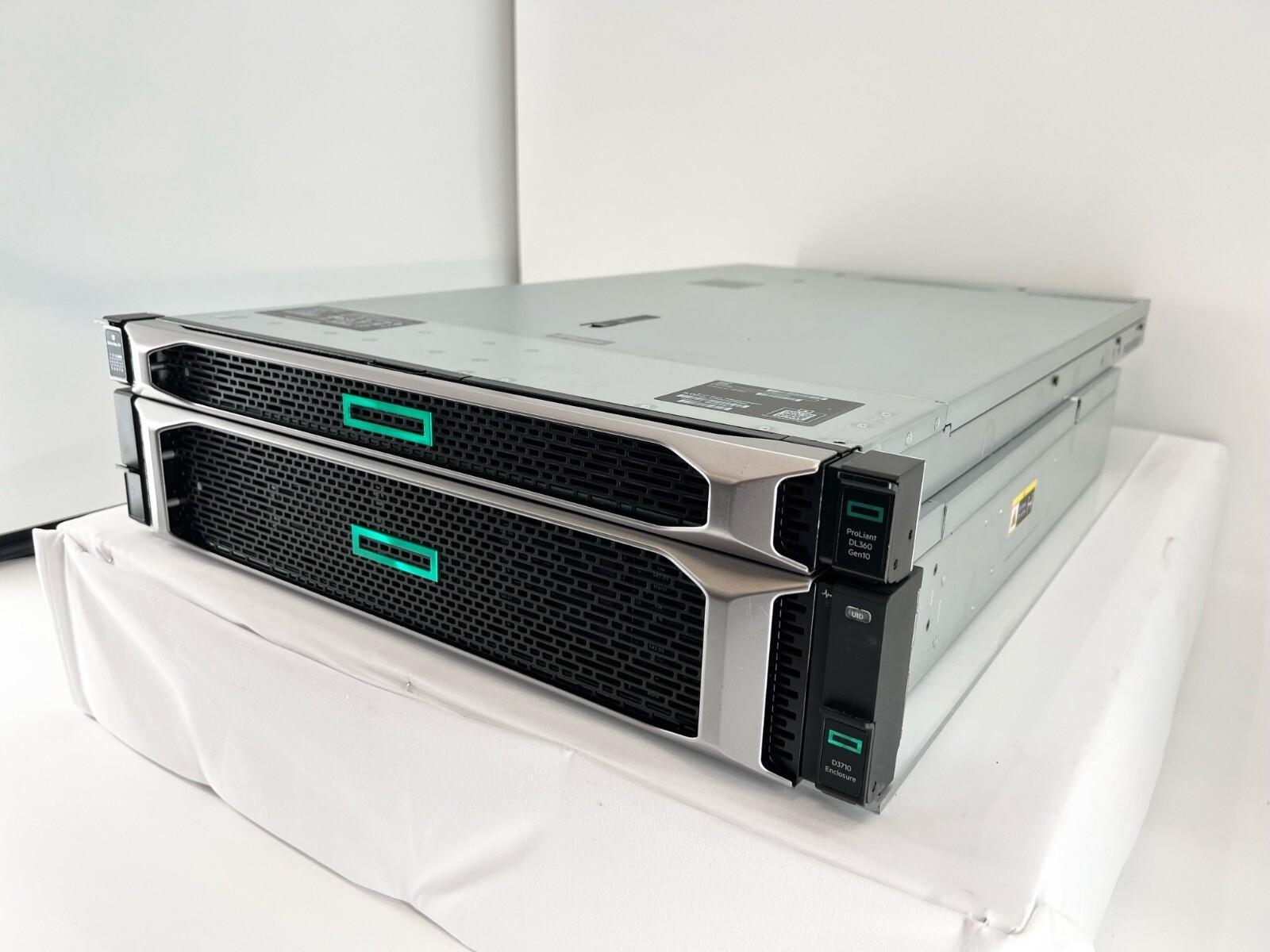 HPE DL360 Gen10 16-Cores 768GB RAM & HPE D3710 48TB SSD All Flash DAS Solution