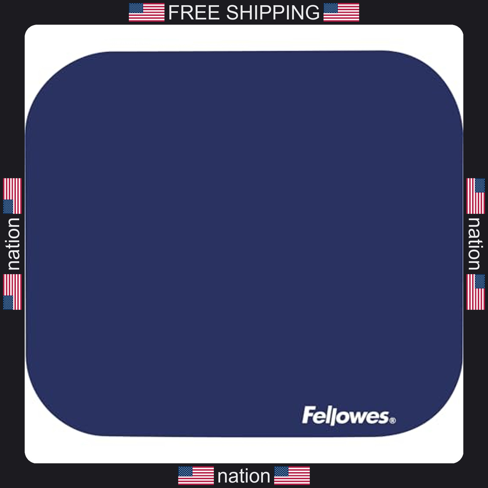 Fellowes 58021 Medium Mouse Pad (Blue)