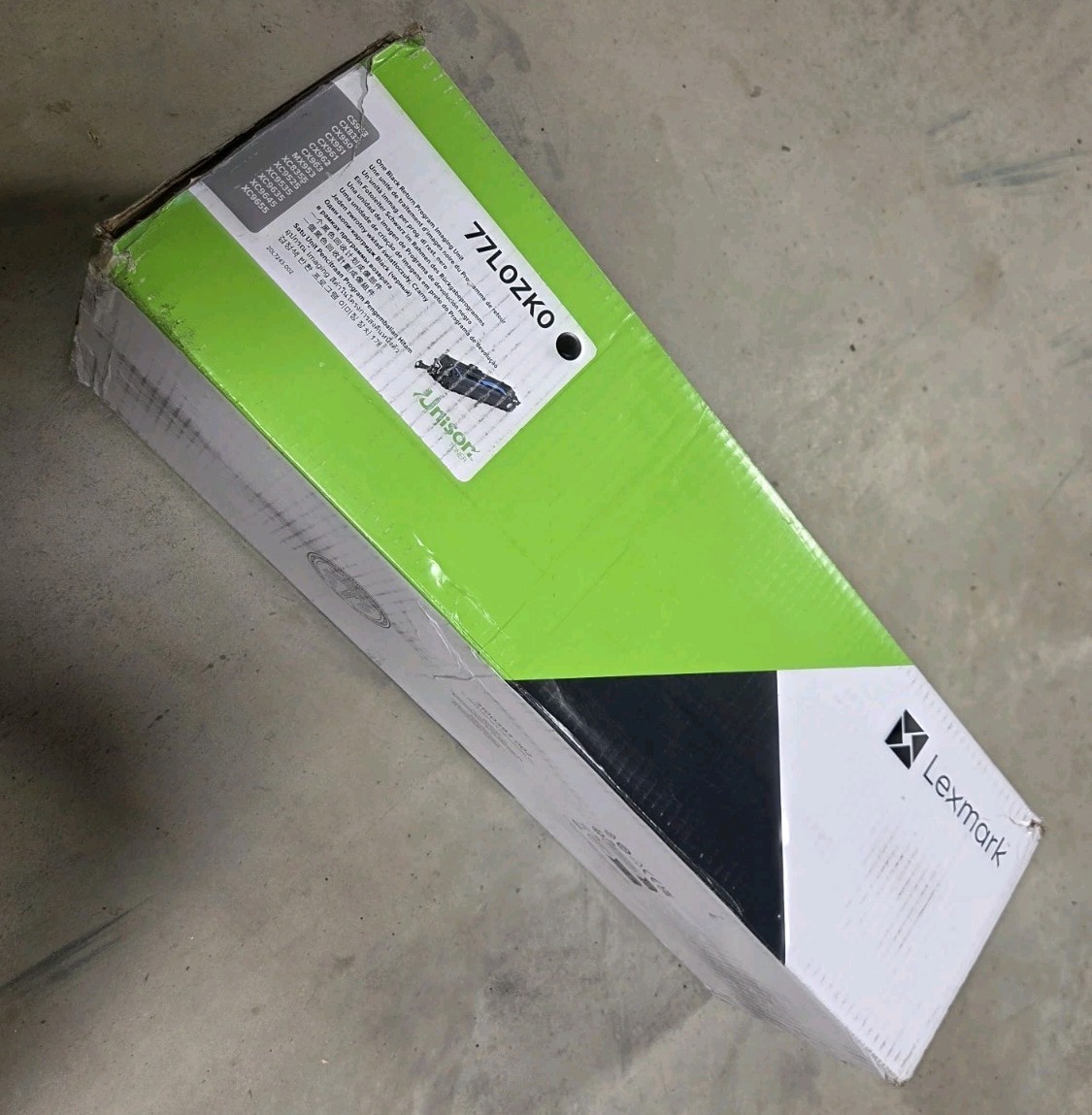 Genuine Lexmark 77L0ZK0 Black Imaging Unit - Open Box Sealed Foil Bag