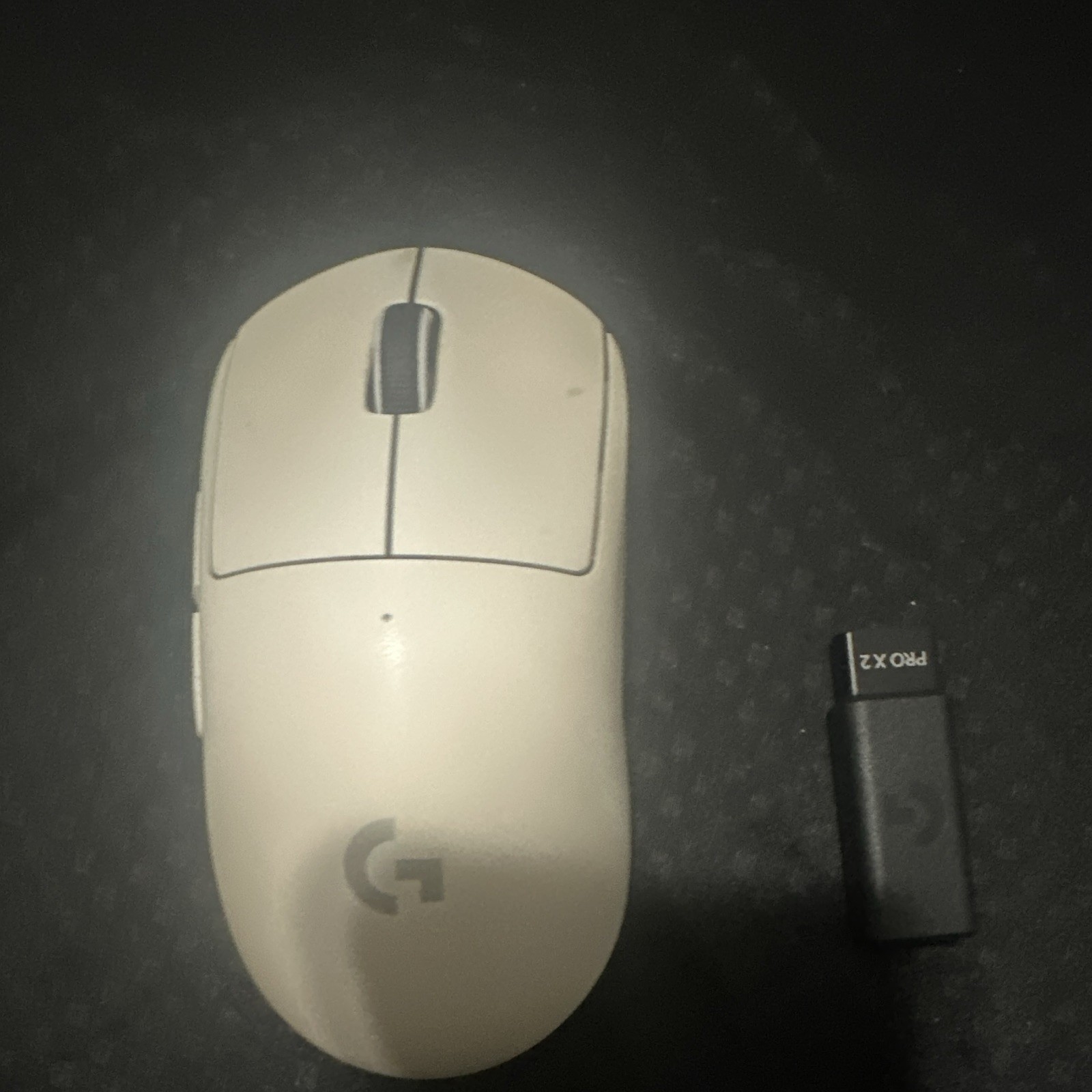 Logitech PRO X2 Wireless Optical Gaming Mouse w/ USB Receiver, White, 32000 DPI