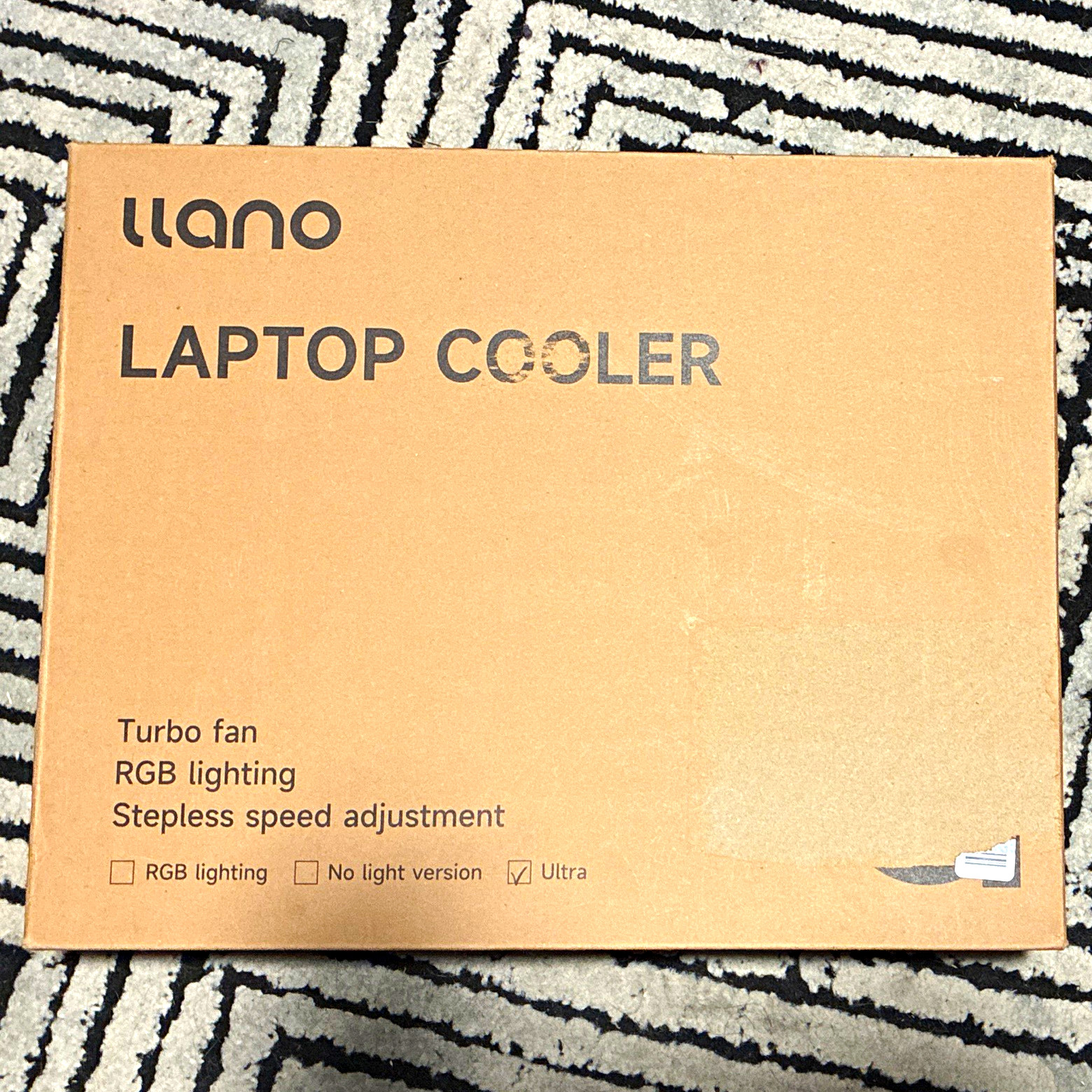 llano V12 Laptop Cooling Pad Cooler RGB Lighting Feature ULTRA Model