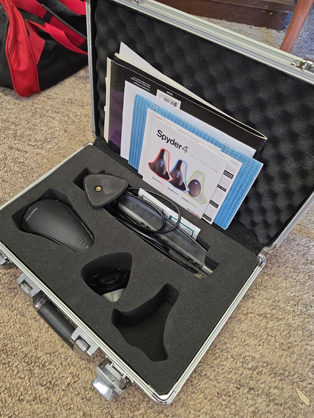 Datacolor Spyder3Print SR Spectrocolorimeter Printer Calibration Kit Case Guide