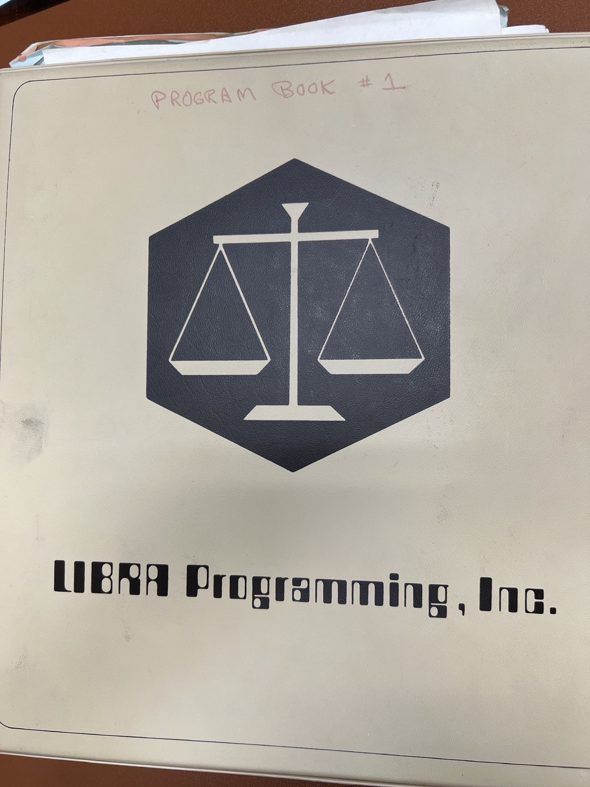 Vintage LIBRA Accounting System Manual Binder IBM 5110 Phase I Computer 1977 Doc