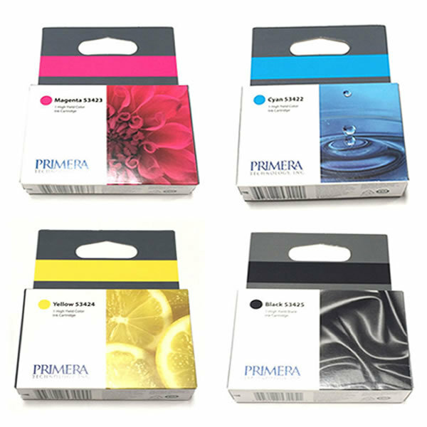 New Multi Pack Primera 53428 Ink Cartridge Set for LX900 Color Label Printer