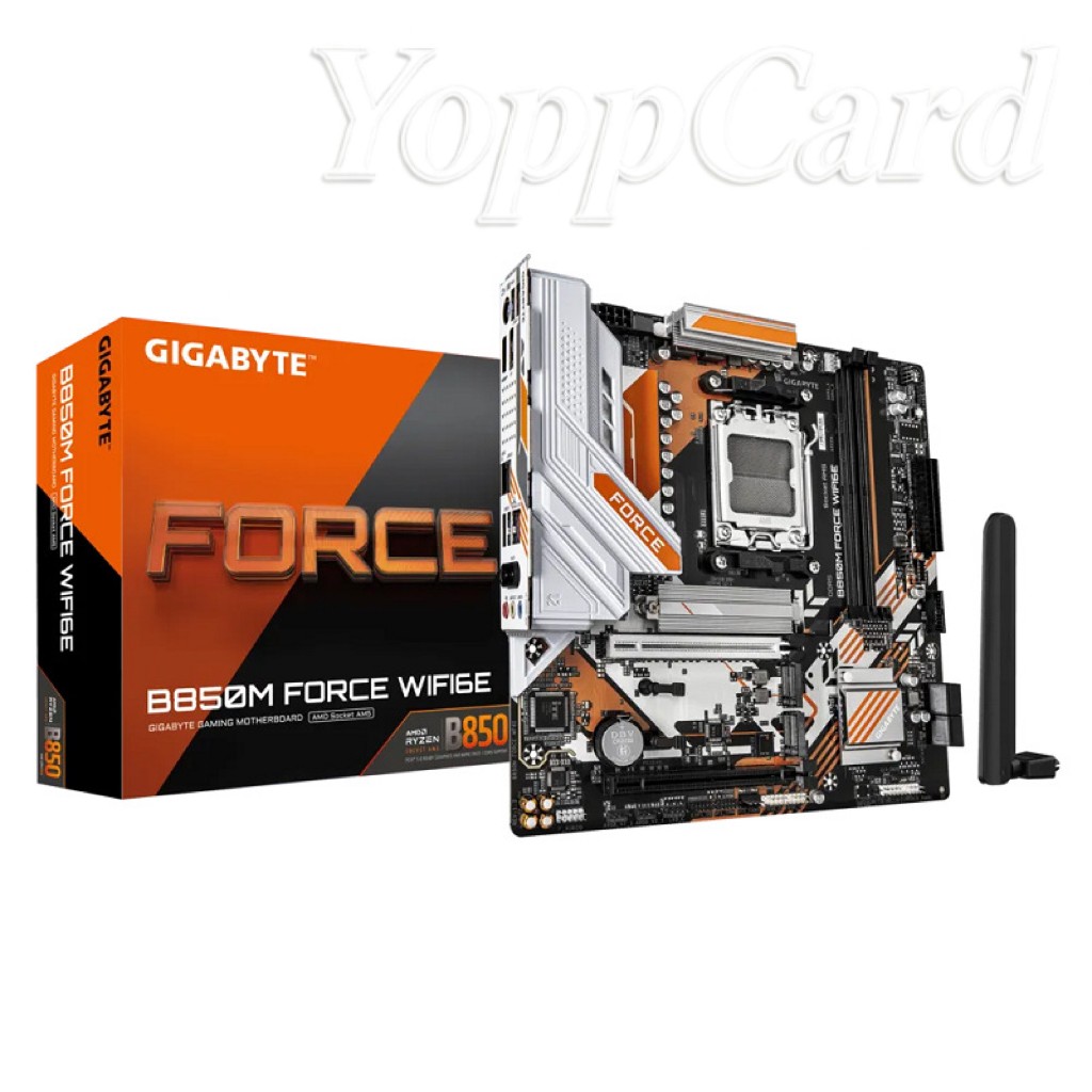 GIGABYTE B850M FORCE WIFI6E DDR5  AM5  Micro ATX  Motherboard CPU 7800X3D\9700X
