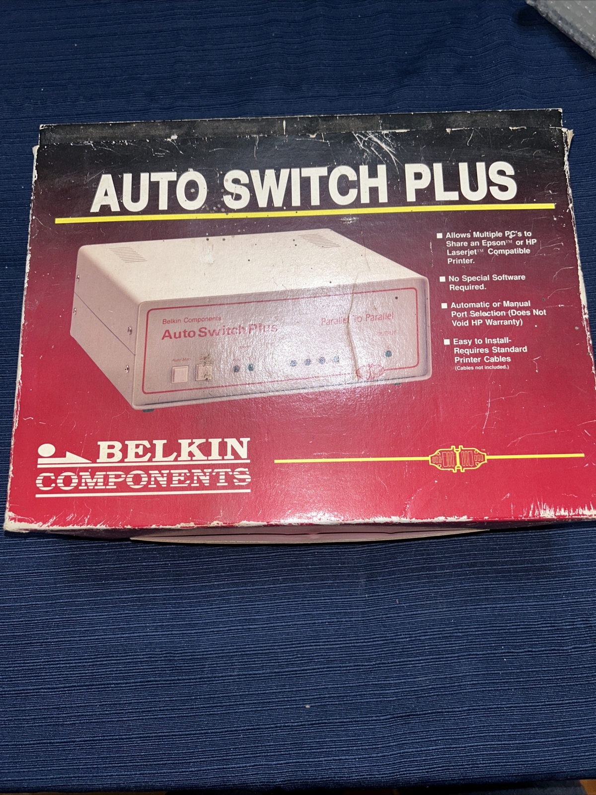 BELKIN COMPONENTS AUTO SWITCH PLUS New In box   J25