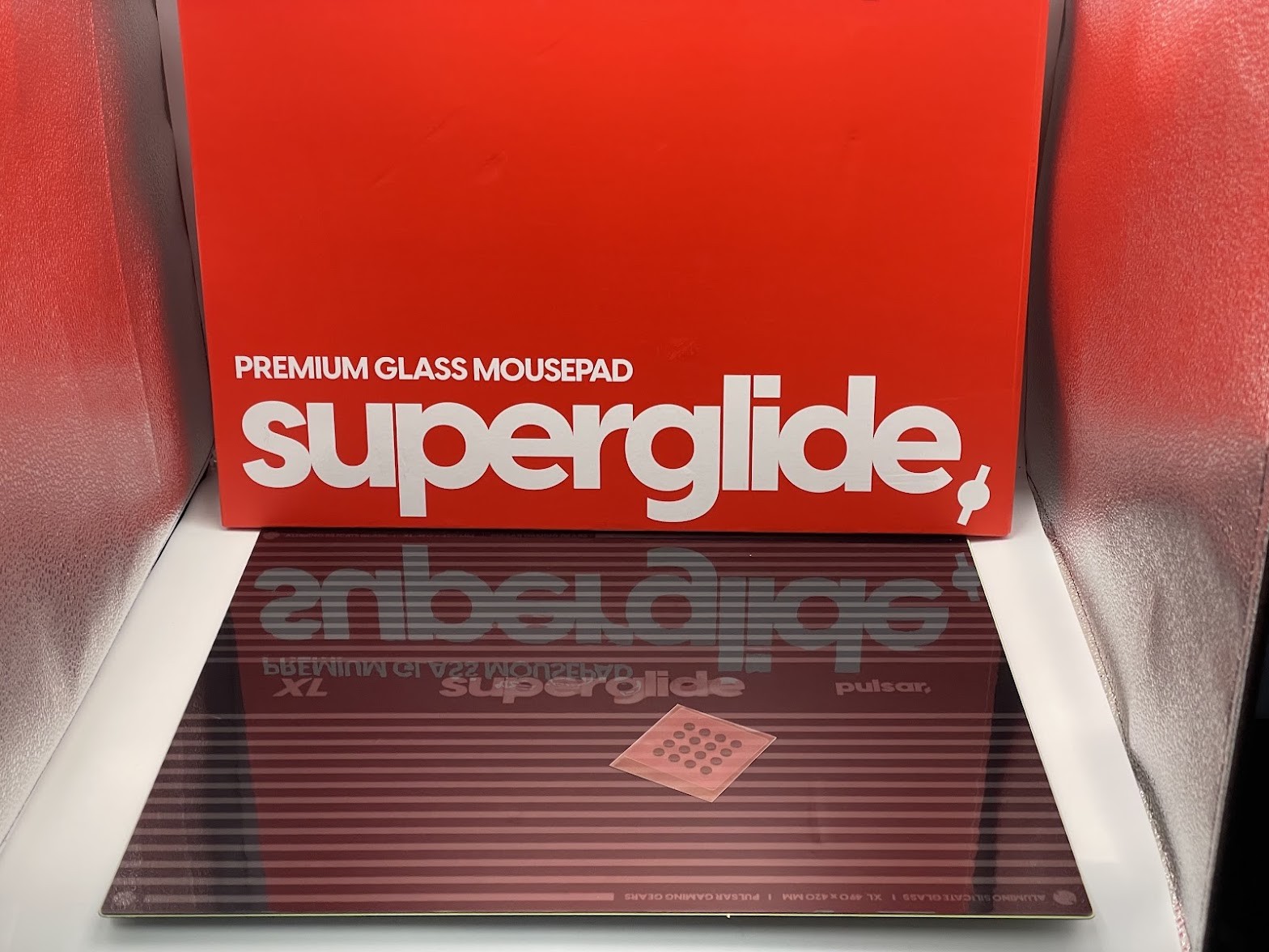 pulsar Superglide3 Glass XL Mousepad - Type S - Green