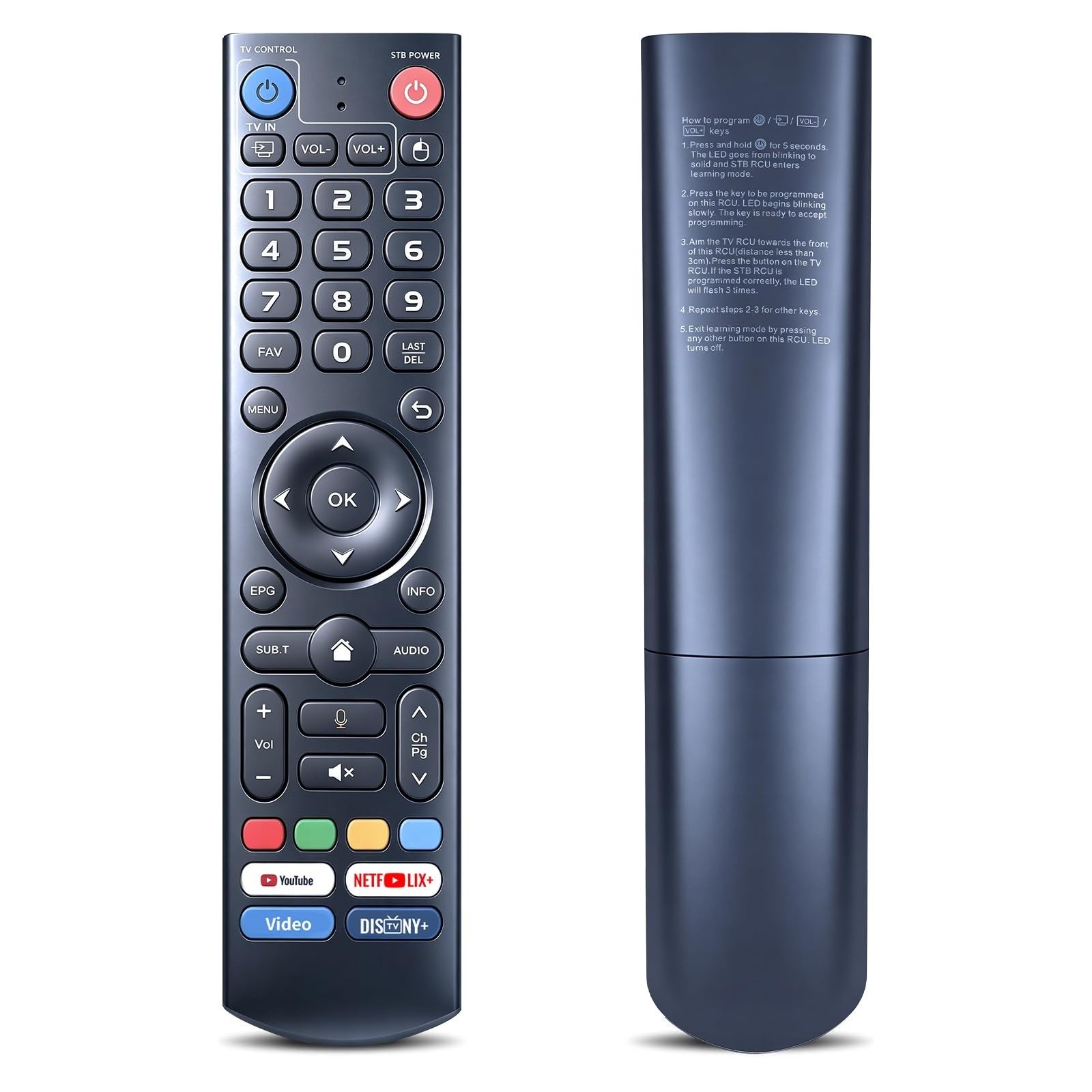 Replacement Voice Remote Control for vSeeBox V5 Pro V3 Plus V3 Pro V2 Pro V1 Pro