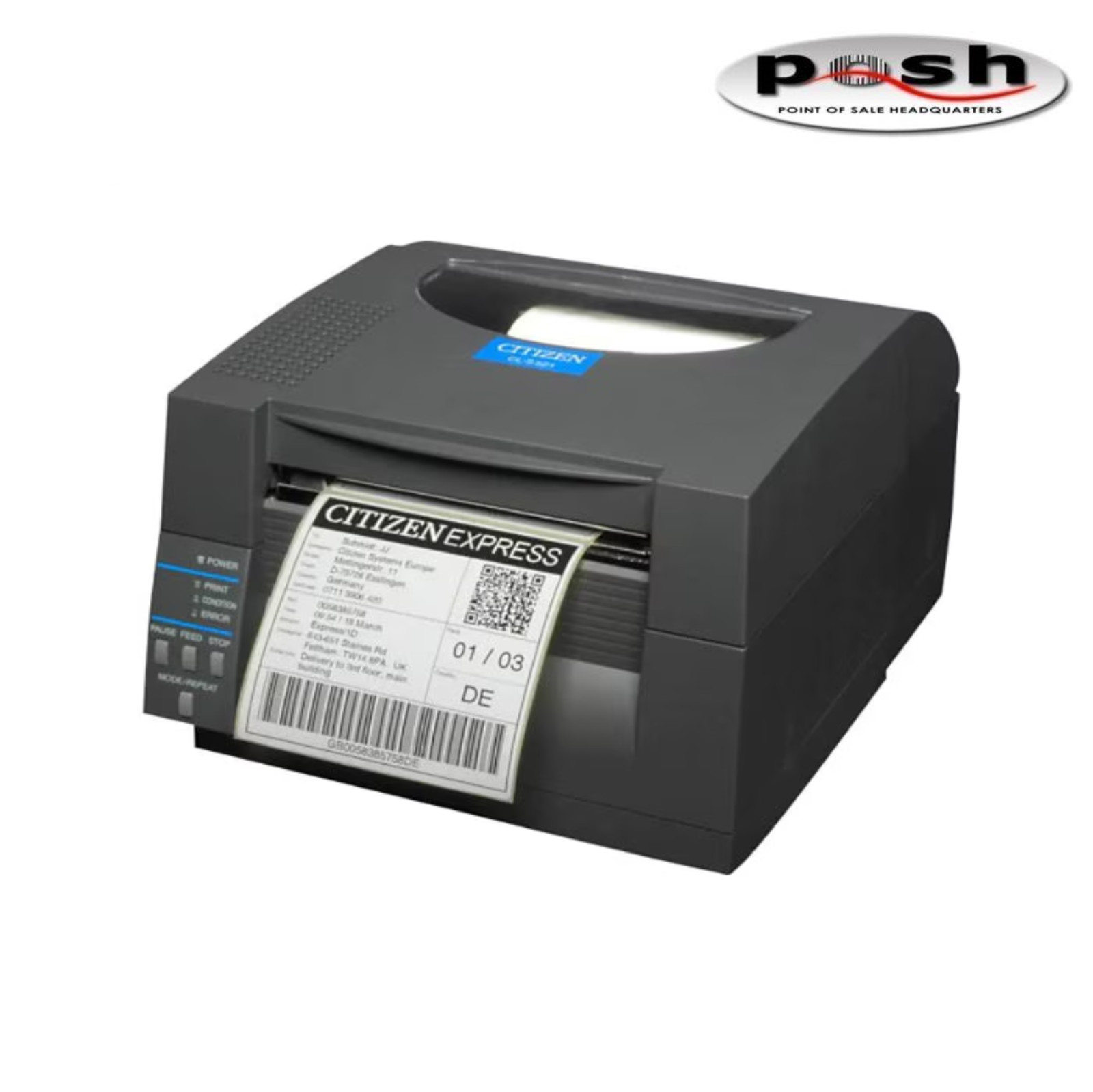 NEW Citizen CL-S521II Direct Thermal Label Printer LAN USB 203 DPI